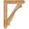 Ekena Millwork Balboa Arts & Crafts Rough Sawn Bracket, Western Red Cedar, 6"W x 36"D x 48"H BKT06X36X48BOA03RWR - alternate 4
